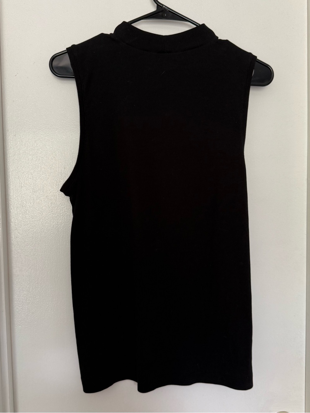 LOFT Ribbed Mock Neck Shell - Picture 3 of 5